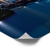 Boston Massachusetts City Skyline Poster (Hoek)