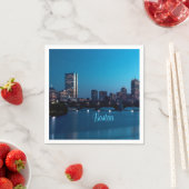 Boston Massachusetts City Skyline Servet (Insitu)