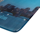 Boston Massachusetts City Skyline Snijplank (Hoek)