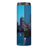 Boston Massachusetts City Skyline Thermosbeker (Achterkant)