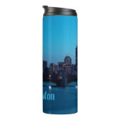 Boston Massachusetts City Skyline Thermosbeker (Geroteerd rechts)