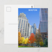 Boston Massachusetts City Skyline Travel Photo Briefkaart (Voorkant / Achterkant)