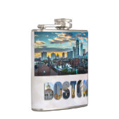 Boston Massachusetts City Skyline Travel Photo Heupfles (Rechts)