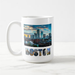 Boston Massachusetts City Skyline Travel Photo Koffiemok