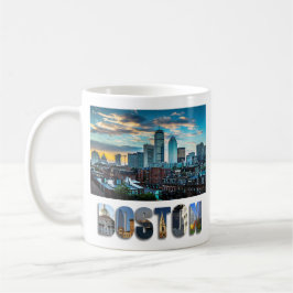 Boston Massachusetts City Skyline Travel Photo Koffiemok