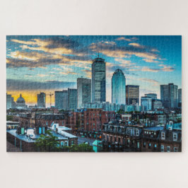Boston Massachusetts City Skyline Travel Photo Legpuzzel