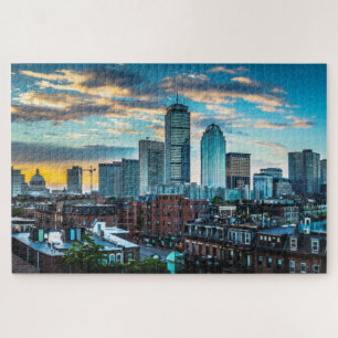 Boston Massachusetts City Skyline Travel Photo Legpuzzel