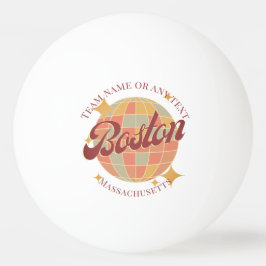 Boston Massachusetts City tafeltennisclub Pingpongbal