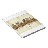 Boston Massachusetts Cityscape Notitieblok (Schuin)