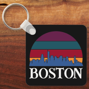 Boston Massachusetts  Cityscape Sleutelhanger