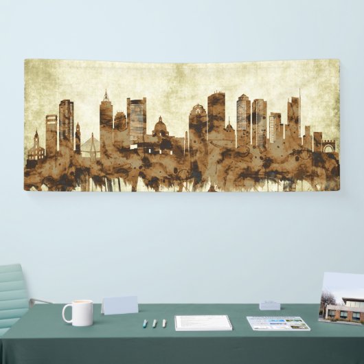 Boston Massachusetts Cityscape Spandoek (Beurs)