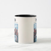  Boston Massachusetts Cityscape & Zeilboten Mok (Midden)