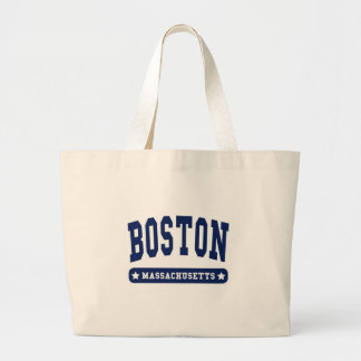Boston Massachusetts College Style t shirten Grote Tote Bag