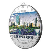 Boston, Massachusetts Dartbord (Voorkant Rechts)