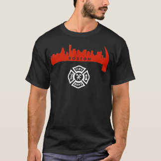 Boston Massachusetts Fire Rescue Department T-shirt