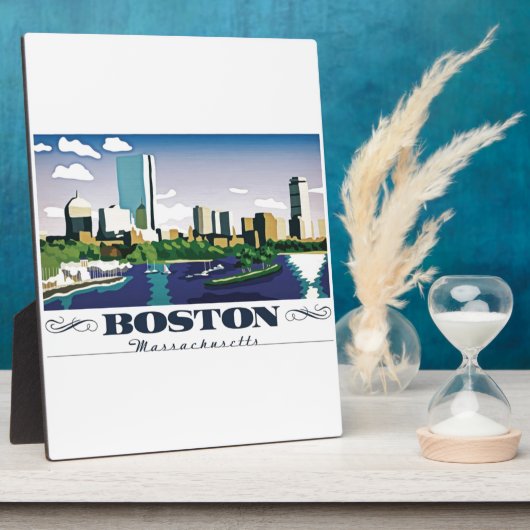 Boston, Massachusetts Fotoplaat (Zijkant)