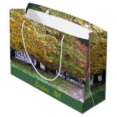 Boston, Massachusetts Herfst Foliage Groot Cadeauzakje (Achterkant Gekanteld)
