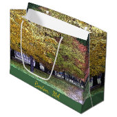 Boston, Massachusetts Herfst Foliage Groot Cadeauzakje (Voorkant Gekanteld)