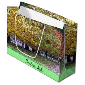 Boston, Massachusetts Herfst Foliage Groot Cadeauzakje (Voorkant Gekanteld)