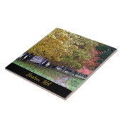 Boston, Massachusetts Herfst Foliage Tegeltje (Zijkant)