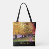 Boston, Massachusetts Herfst Foliage Tote Bag (Achterkant)