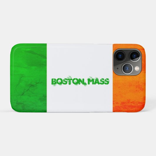 Boston Massachusetts Ierse Erfgoed – Keltische Tro Case-Mate iPhone Case (Achterkant (horizontaal))