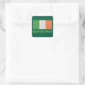 Boston, Massachusetts Ierse trots, St. Patrick's Vierkante Sticker (Tas)