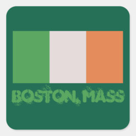 Boston, Massachusetts Ierse trots, St. Patrick's Vierkante Sticker