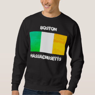 Boston Massachusetts Ierse vlag – Boston Souvenir Trui