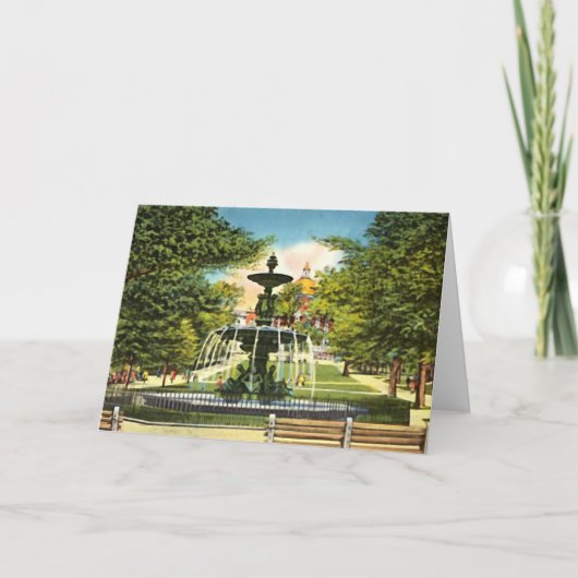 Boston Massachusetts Kaart (Voorkant)