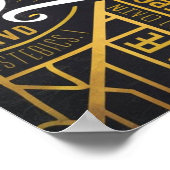  Boston Massachusetts kaart, Boston kaart Poster (Hoek)