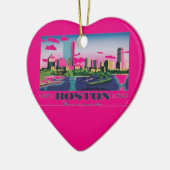 Boston, Massachusetts Keramisch Ornament (Links)