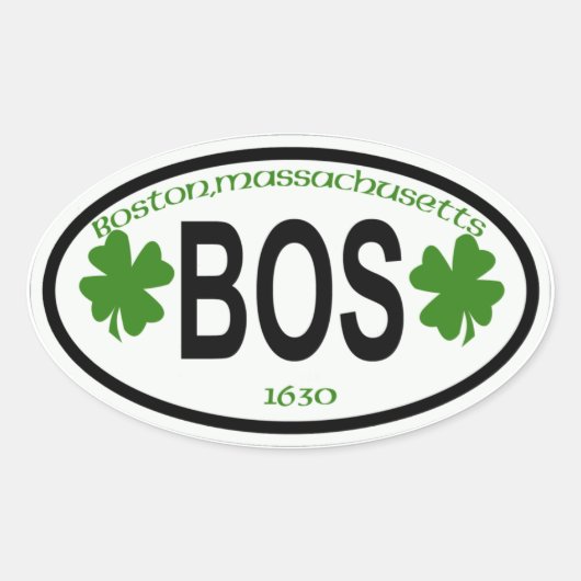Boston, Massachusetts label (Voorkant)