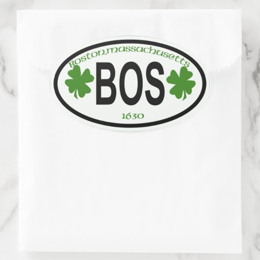 Boston, Massachusetts label (Tas)