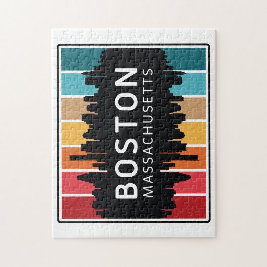 Boston Massachusetts Legpuzzel (Verticaal)