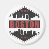 Boston Massachusetts Magneet (Voorkant)