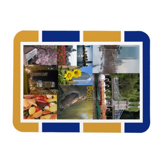 Boston, Massachusetts Magneet (Horizontaal)