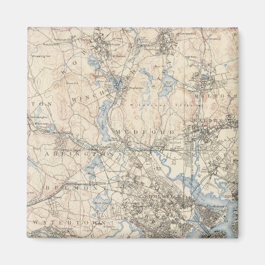 Boston, Massachusetts Magneet (Voorkant)