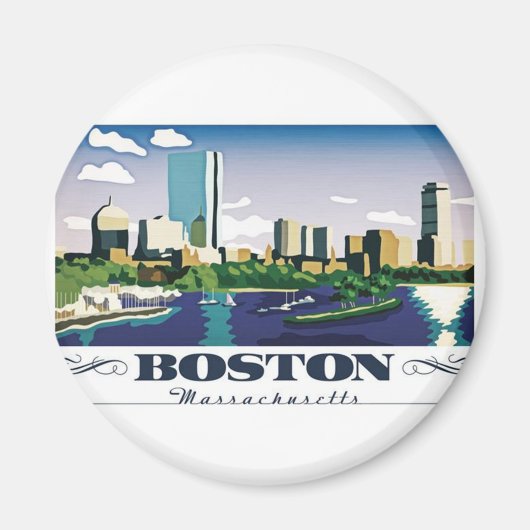 Boston, Massachusetts Magneet (Voorkant)