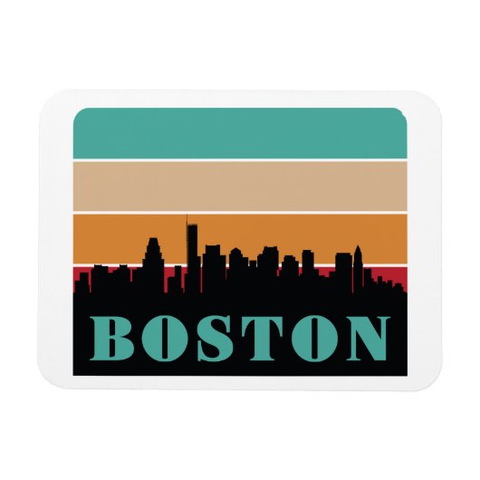 Boston Massachusetts Magneet (Horizontaal)