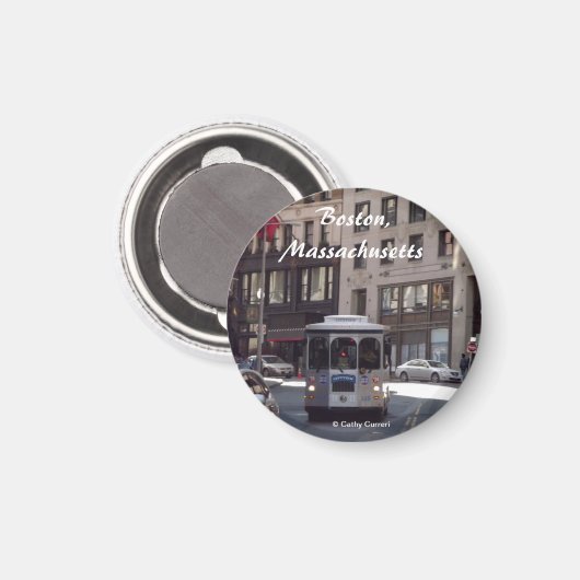 Boston, Massachusetts Magneet (Voorkant / Achterkant)