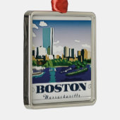 Boston, Massachusetts Metalen Ornament (Rechts)