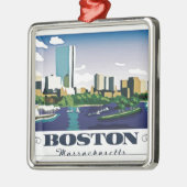 Boston, Massachusetts Metalen Ornament (Links)