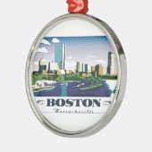 Boston, Massachusetts Metalen Ornament (Links)