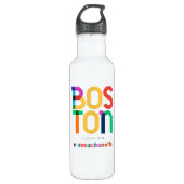 Boston Massachusetts middeleeuwse Pop Art, Waterfles (Voorkant)