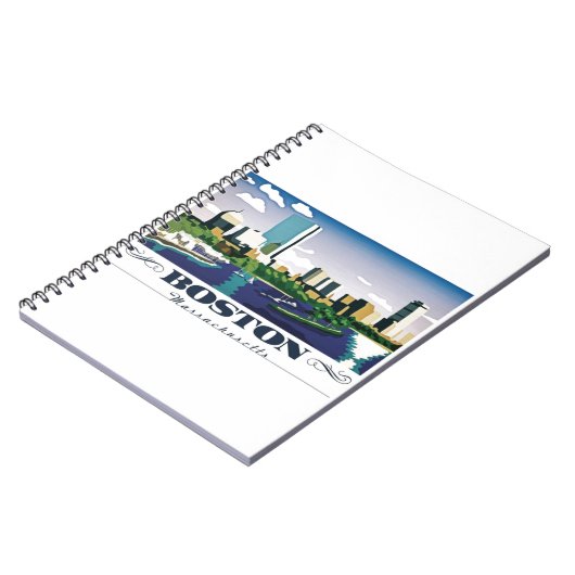 Boston, Massachusetts Notitieboek (Linkerzijde)