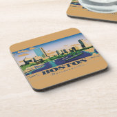 Boston, Massachusetts Onderzetter (Linkerzijde)