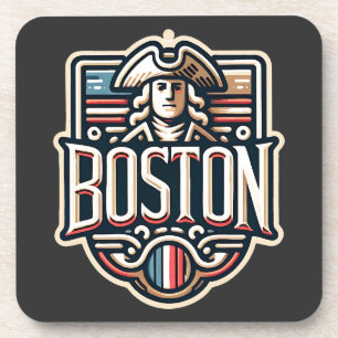 Boston Massachusetts Paul Revere Bier Onderzetter