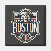 Boston Massachusetts Paul Revere Magneet (Voorkant)