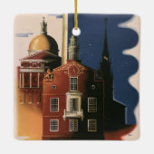  Boston, Massachusetts Paul Revere's Ride Keramisch Ornament (Achterkant)